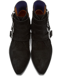 Мужские черные замшевые ботинки от Toga Virilis