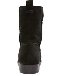 Женские черные замшевые ботинки от Frye