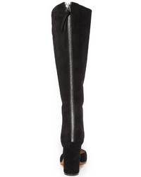 Женские черные замшевые ботинки от Alexa Wagner