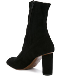 Женские черные замшевые ботинки от CHRISTOPHER ESBER