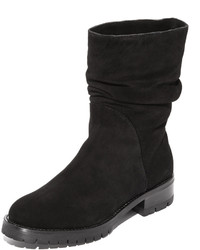 Женские черные замшевые ботинки от DKNY