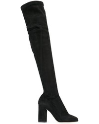 Женские черные замшевые ботинки от Dolce & Gabbana