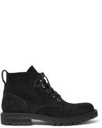 Мужские черные замшевые ботинки от Dries Van Noten