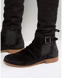 Мужские черные замшевые ботинки от Dune