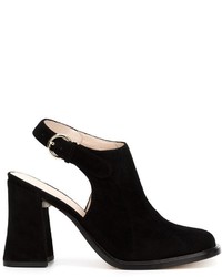 Женские черные замшевые ботинки от Ellery