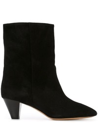 Женские черные замшевые ботинки от Etoile Isabel Marant