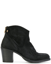 Женские черные замшевые ботинки от Fiorentini+Baker