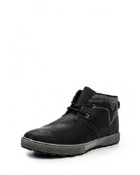 Мужские черные замшевые ботинки от Flair