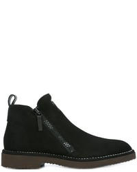 Мужские черные замшевые ботинки от Giuseppe Zanotti Design