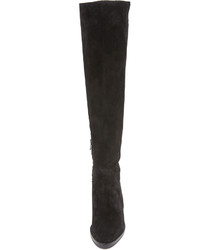 Женские черные замшевые ботинки от Ash