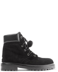 Женские черные замшевые ботинки от Jimmy Choo