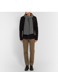 Мужские черные замшевые ботинки от Oliver Spencer