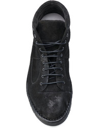 Мужские черные замшевые ботинки от Marsèll