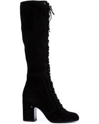 Женские черные замшевые ботинки от Laurence Dacade