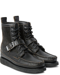 Мужские черные замшевые ботинки от Yuketen
