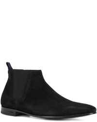 Мужские черные замшевые ботинки от Paul Smith