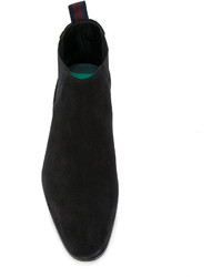 Мужские черные замшевые ботинки от Paul Smith