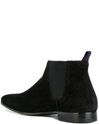 Мужские черные замшевые ботинки от Paul Smith