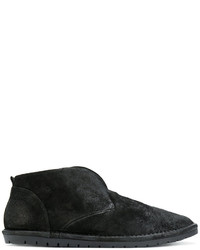 Женские черные замшевые ботинки от Marsèll