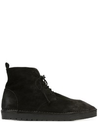 Мужские черные замшевые ботинки от Marsèll