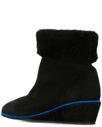 Женские черные замшевые ботинки от Mini Market