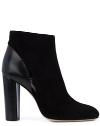 Женские черные замшевые ботинки от Monique Lhuillier