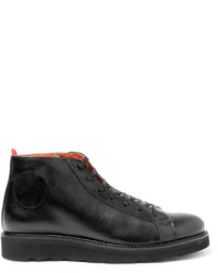 Мужские черные замшевые ботинки от Oliver Spencer