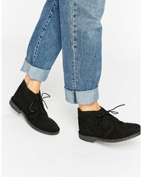 Женские черные замшевые ботинки от Park Lane