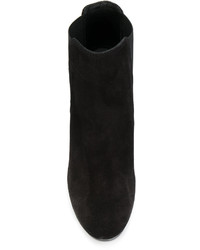 Женские черные замшевые ботинки от Hogan