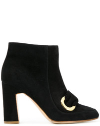 Женские черные замшевые ботинки от Rupert Sanderson