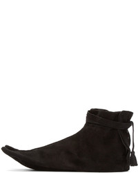 Мужские черные замшевые ботинки от SASQUATCHfabrix.