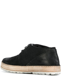 Мужские черные замшевые ботинки от Marsèll