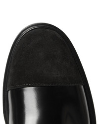 Мужские черные замшевые ботинки от Raf Simons