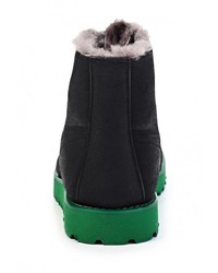 Мужские черные замшевые ботинки от Tesoro