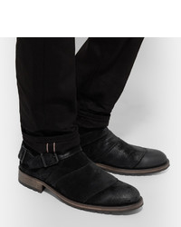 Мужские черные замшевые ботинки от Belstaff