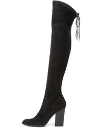 Черные замшевые ботфорты от Dolce Vita