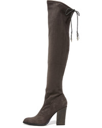 Черные замшевые ботфорты от Dolce Vita