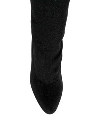 Черные замшевые ботфорты от Giuseppe Zanotti Design