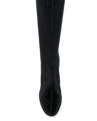 Черные замшевые ботфорты от Sonia Rykiel