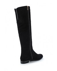 Черные замшевые ботфорты от Hortos