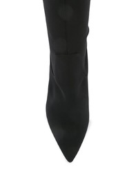 Черные замшевые ботфорты от Marion Parke