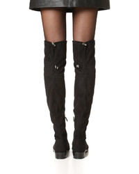 Черные замшевые ботфорты от Sam Edelman