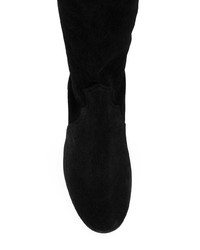 Черные замшевые ботфорты от Isabel Marant