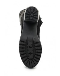 Черные замшевые ботфорты от Spot On