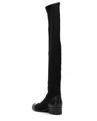 Черные замшевые ботфорты от Schutz