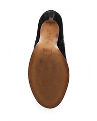 Черные замшевые ботфорты от Topshop