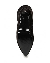 Черные замшевые ботфорты от Tulipano