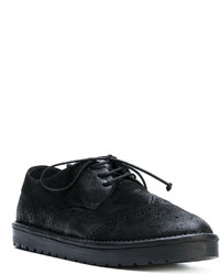 Черные замшевые броги от Marsèll