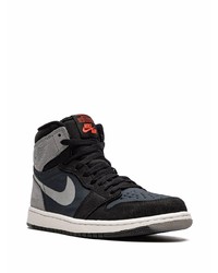 Мужские черные замшевые высокие кеды от Jordan