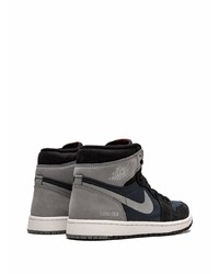 Мужские черные замшевые высокие кеды от Jordan